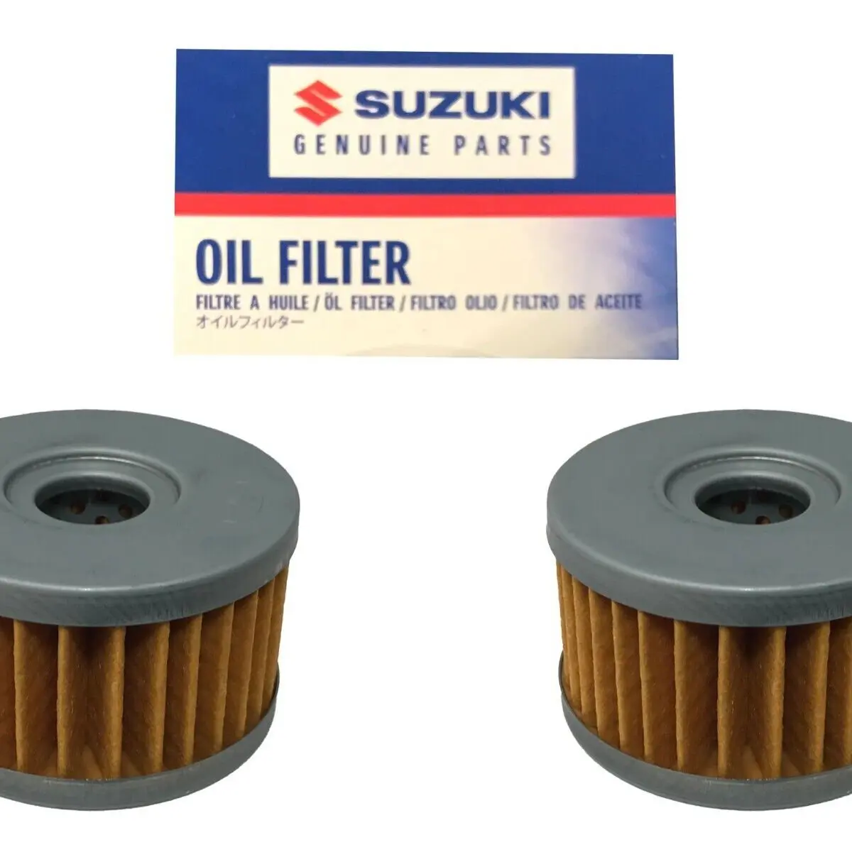 Suzuki Genuine OEM Oil Filter 16510-37450 - 2 Pack