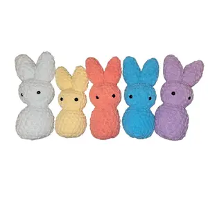 Crochet Peep Bunny Amigurumi Plushie, Cute gift & decoration, Christmas gift Plush