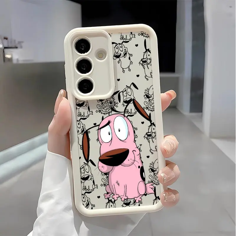 White-Cartoon Couragethe Cowardly Dog