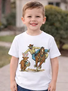 Youth Easter Cowboy Shirt, Bunny Basket Western Spring Shirt, Easter Day Shirt, Camo Easter Bunny Tee, Southern Boy Sweatshirt, Matching Outfits, Country Boys, Gift For Son, Toddler Boy Clothing Stuff, Local Boys Sweater