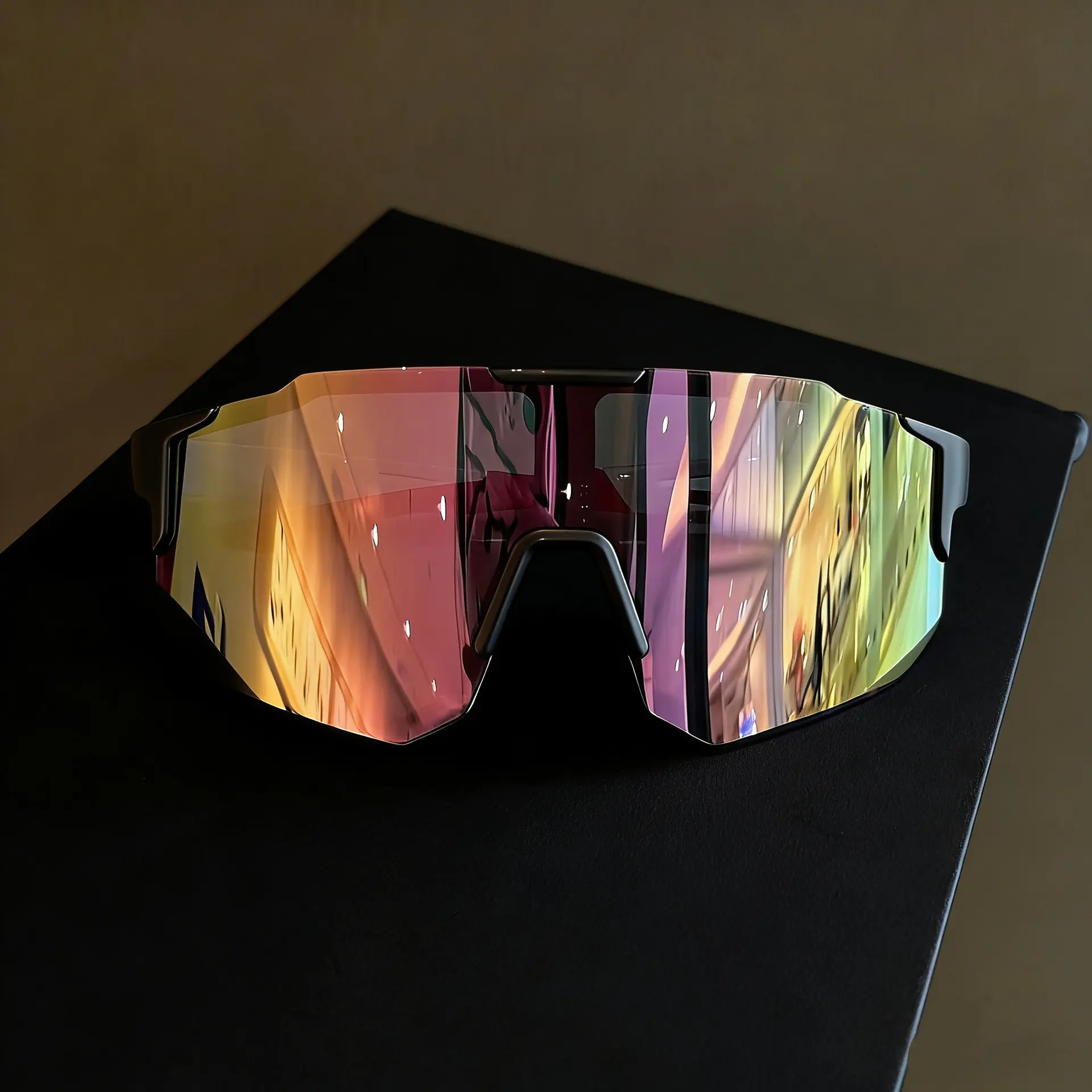 Black frame powder film