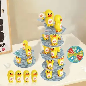 Educational Duck Five-In-A-Row Game, Parent-Child Interactive Multiplayer Hand-Eye Coordination Puzzle Board Game, Kid Board Games, Family Board Games