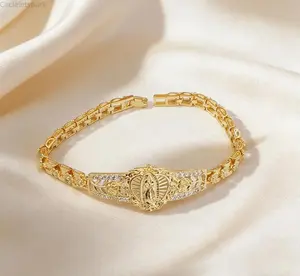 Circleletsspark 14k Gold Plated Bracelet for Women Hypoallergenic Non Tarnish Trendy Jewelry Perfect Gift for Her