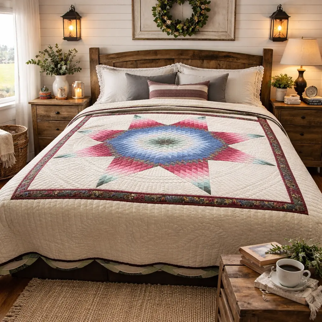Amish Quilt (Radiant Star) Amish Quilt (Radiant Star)