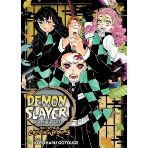 Demon Slayer: Kimetsu No Yaiba: The Official Coloring Book 3 -- Koyoharu Gotouge - Paperback