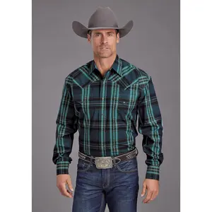 Men's Stetson Plaid Western Shirt