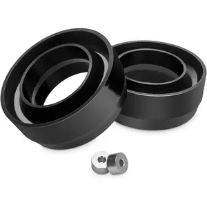 3 Inch Leveling Lift Kit Compatible with 1999-2006 Silverado/Sierra 1500 2WD, 2Pcs Polyurethane (PU) Strut Spacers & Aluminum Shock Spacers for Chevy GMC Pickup Front Suspension Coil Spring