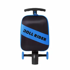 Roll Rider Blue Kids Scooter/Suitcase - Viral Kids Toy,  Ideal for Travel and Outdoor Activities
