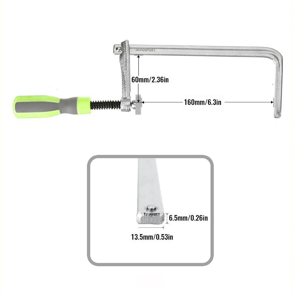 2pcs Quick Adjust Screw Handle Track Saw Rail Clamps MFT Clamps for Festool Rail Track Saw and MFT Table Woodworking Tools