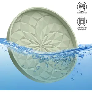 Silicone Car Cup Coasters/Cup Mats Pack of 4 Non-Slip Recessed Car Interior Universal 2.75In Cup Holder Coasters Desert Sage Tableware carprotector