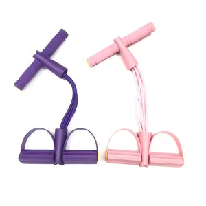 Multi-Functional Pedal Resistance Band Trainer – Portable Foot Pedal Fitness Equipment,Abdominal Training, Sit-ups, Yoga, Rehabilitation Training