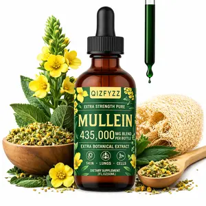 Mullein Leaf Drops | Lung Cleanse & Respiratory Support with Mullein Leaf & Marshmallow Root | 2 fl oz Mullein Leaf Drops | Lung Cleanse & Respiratory Support with Mullein Leaf & Marshmallow Root | 2 fl oz