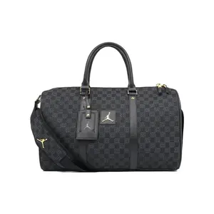Jordan Checkered Casual Fabric Monogram Tote Bag for Men and Women