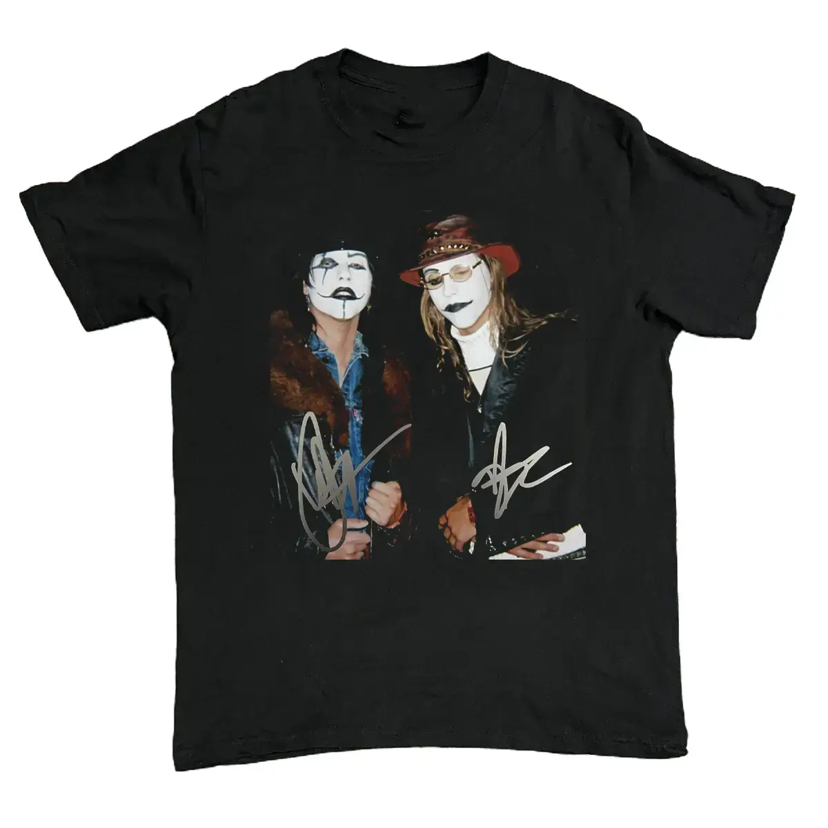 Retro The Garden Band Collection Short Sleeve Black All Size T-Shirt