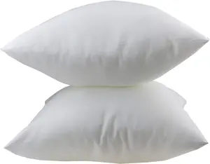 4 Packs 18" x 18" Premium White Throw Pillow Insert Hypoallergenic High-Resilient PP Cotton Stuffer Pillow Insert Square Form Sham Stuffer Decorative Pillow, Cushion