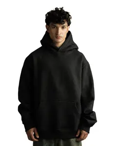 Z27 Standard Oversized Hoodie – Heavyweight 540GSM - DEFECT FINAL SALE BLACK