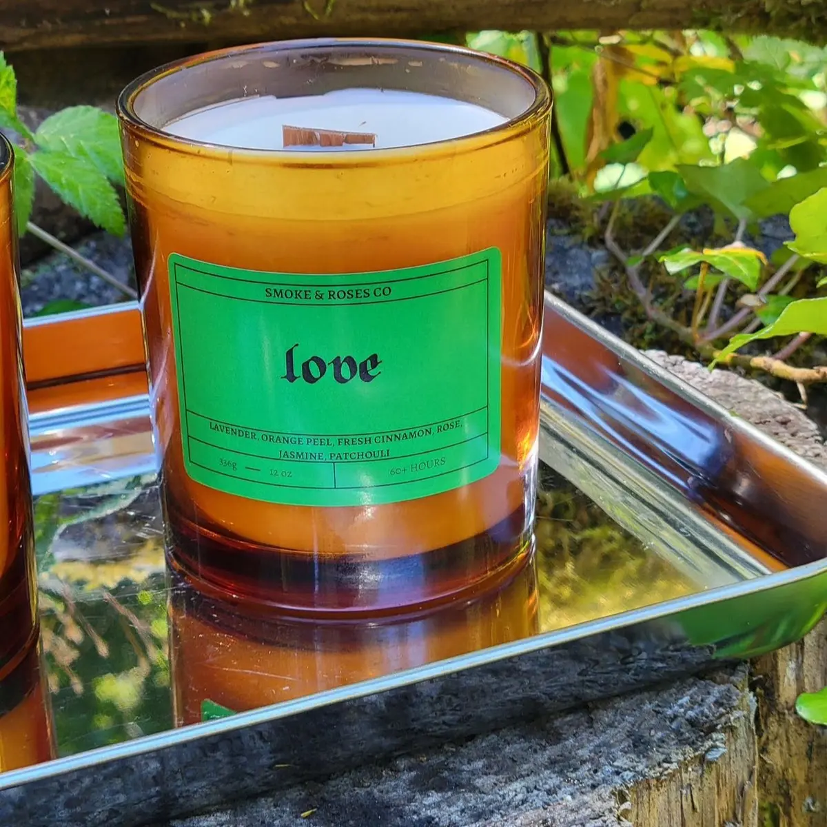 Love 12oz Hemp, Soy, Coco Wax Candle - Home Decor