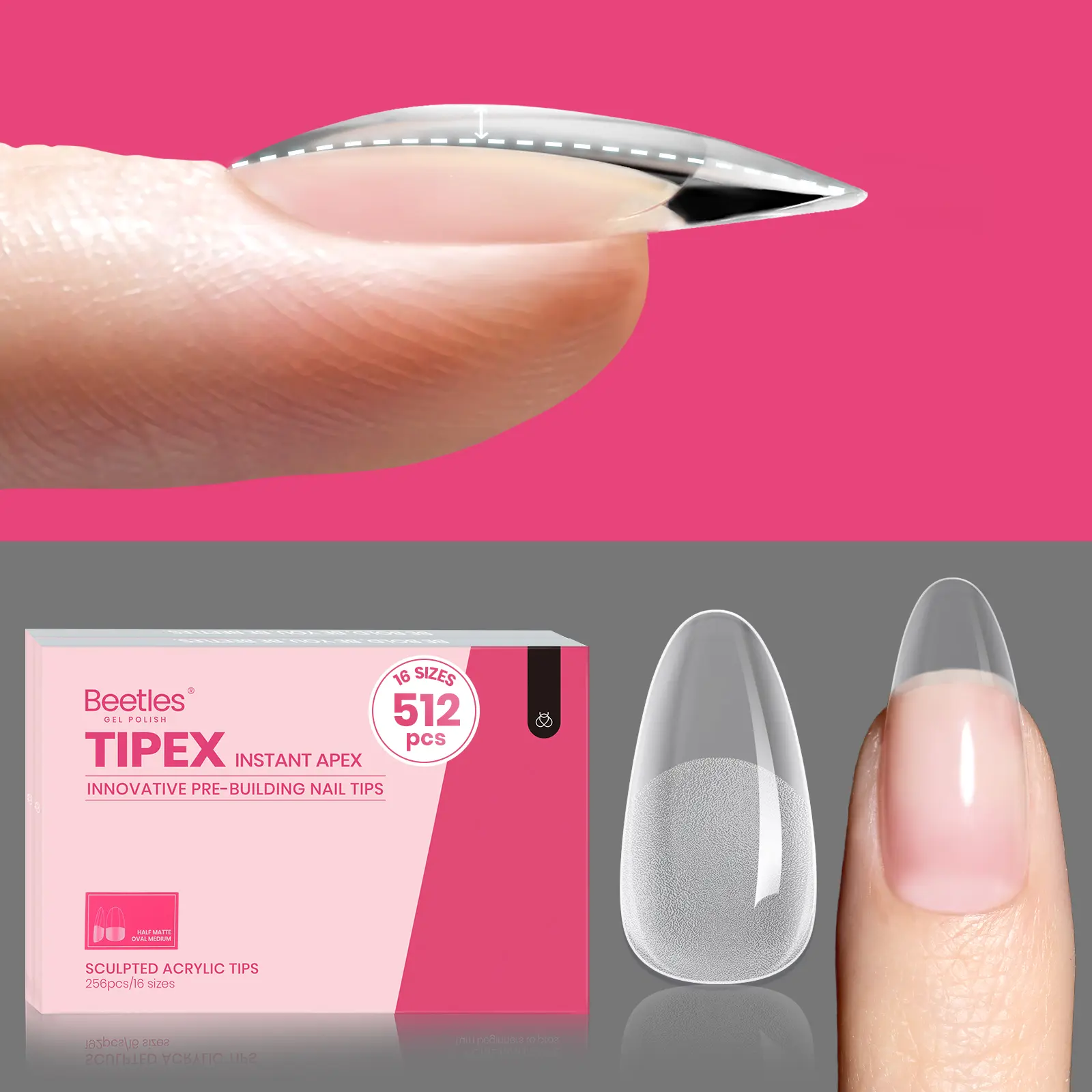 512pcs Oval Medium（NO GLUE&Lamp）