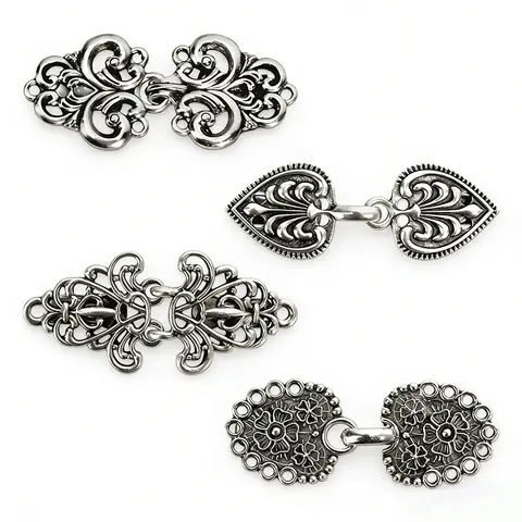 Retro Sweater Clips for Cardigans, Vintage Cinch Clip for Dresses, Variety of Styles Dress Clip Back of Shirts Cinches Shawl Clips for Different Women Clothing