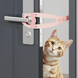 Home Pet Door Stopper – Secure Doors, Allow Air Flow, Adjustable Door Holder for Pets