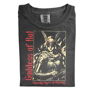 The Vintage Mailenia Blade Of Miquella Comfort Color Shirt, Warrior Goddess Game Shirt, Gamer Gift for Men, Vintage Game Shirt, Gift for Women, Crew Neck T-shirt, Trending T-shirt