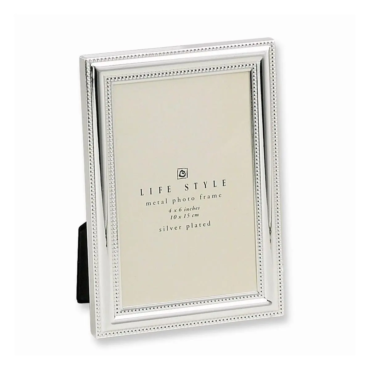 212 MAIN Modern Beaded Edge Rectangle Photo Frame - 8x10 in Standard Size, Bead Art Wall & Tabletop Frame for Home Decor Enthusiasts, Home Inspo, Room Art, Indoors Use to Add Personality, Elevate Displays, Make Everything Look Like a Reflection