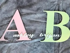 Letter/Number Name Plates with 3d Effects!