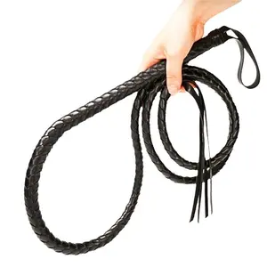 1.8m Synthetic Leather Whips, Prop Whips for Western Cowboys, Circus Trainers, Role-Playing, Halloween Party Supplies, Christmas Gifts