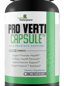 Pro Verti Capsule - Male Prostate Support - Promote Prostate Health & Normal Prostate Size - Support Healthy Hormone Production & Urine Flow - Aid Full Body Health & Healthy Prostate Function