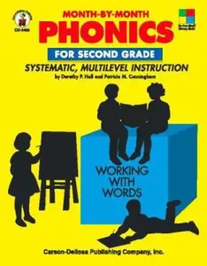 USED-Month-by-Month Phonics for Second Grade: Systematic, Multilevel Instruction for Second Grade by Dorothy Hall (Paperback)