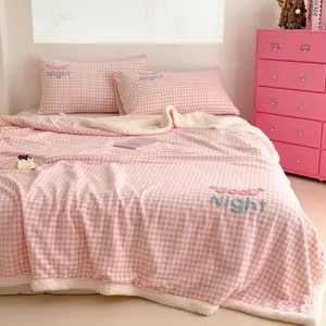 Ultra-Soft Lamb Fleece Blanket, Thick Warm Anti-Pilling, Multi-Functional for Home, Dorm, Office, Travel, Cozy and Comfortable