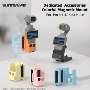 Magnetic Mount for DJI Osmo Pocket 3/Xtra Muse Accessories, Adjustable Angle Desktop Stand with 6-magnet Grip, Versatile Shooting Angles Camera Accessories