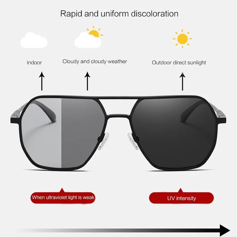 Polarized Sunglasses Night-Vision Sunglasses Driving Glasses Protections Sunglasses Aluminum Sunglasses Aviator Shades