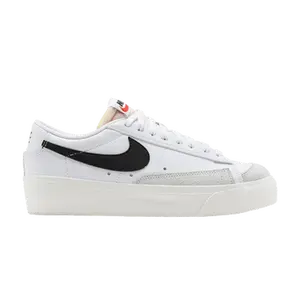 Nike Wmns Blazer Low Platform 'White Black'