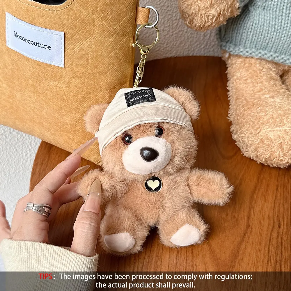 Cute Plush Bear Earphone Case for AirPods 1/2 3 4 Pro Pro2 Pro 3, Protective Cover, Protection, Accessory, Hanging Strap, Durable Design