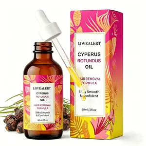 Cyperus Rotundus Oil for Hair Removal – 60ml Natural Hair Care Oil, Plant-Based Cypress Rotundus Oil to Reduce Unwanted Hair Appearance, Soothes & Moisturizes Skin, Gentle for Sensitive Skin