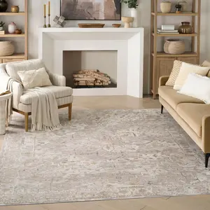 Nourison Heirloom Blend Indoor Area Rug, Antique-Inspired Classic Floral Vintage Medallion Carpet, Antique-Inspired Area Rugs, Classic Area Rugs