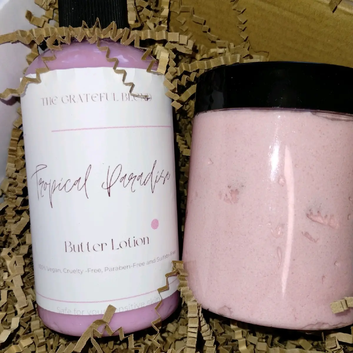 Tropical Paradise Lotion and Sugar Scrub