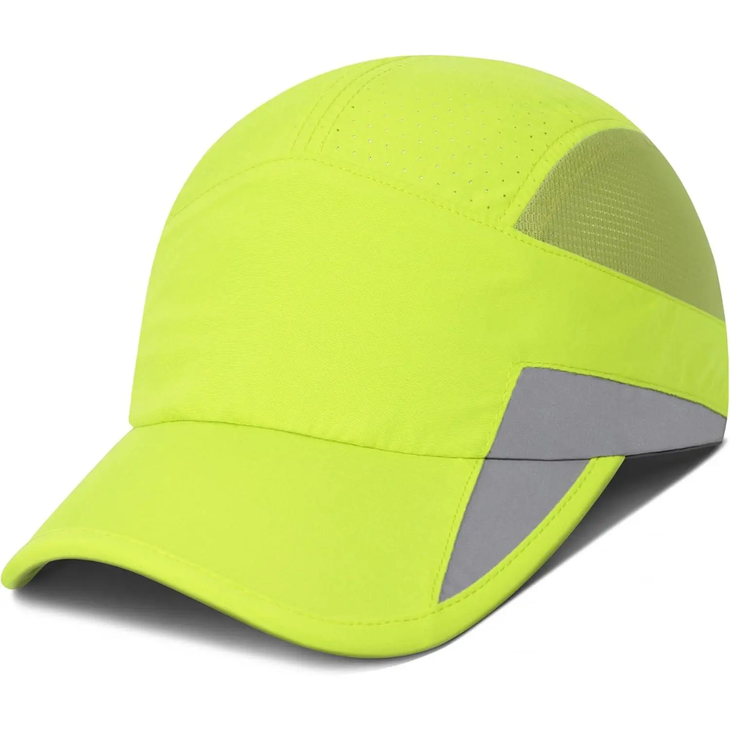GADIEMKENSD Unstructured Reflective Quick-Dry Sports & Outdoor Hat - Nylon Fabric, Adjustable, Unisex for Running Workouts, Ideal for Birthdays, Quick-Dry Sports & Outdoor Hats, Adjustable Hat