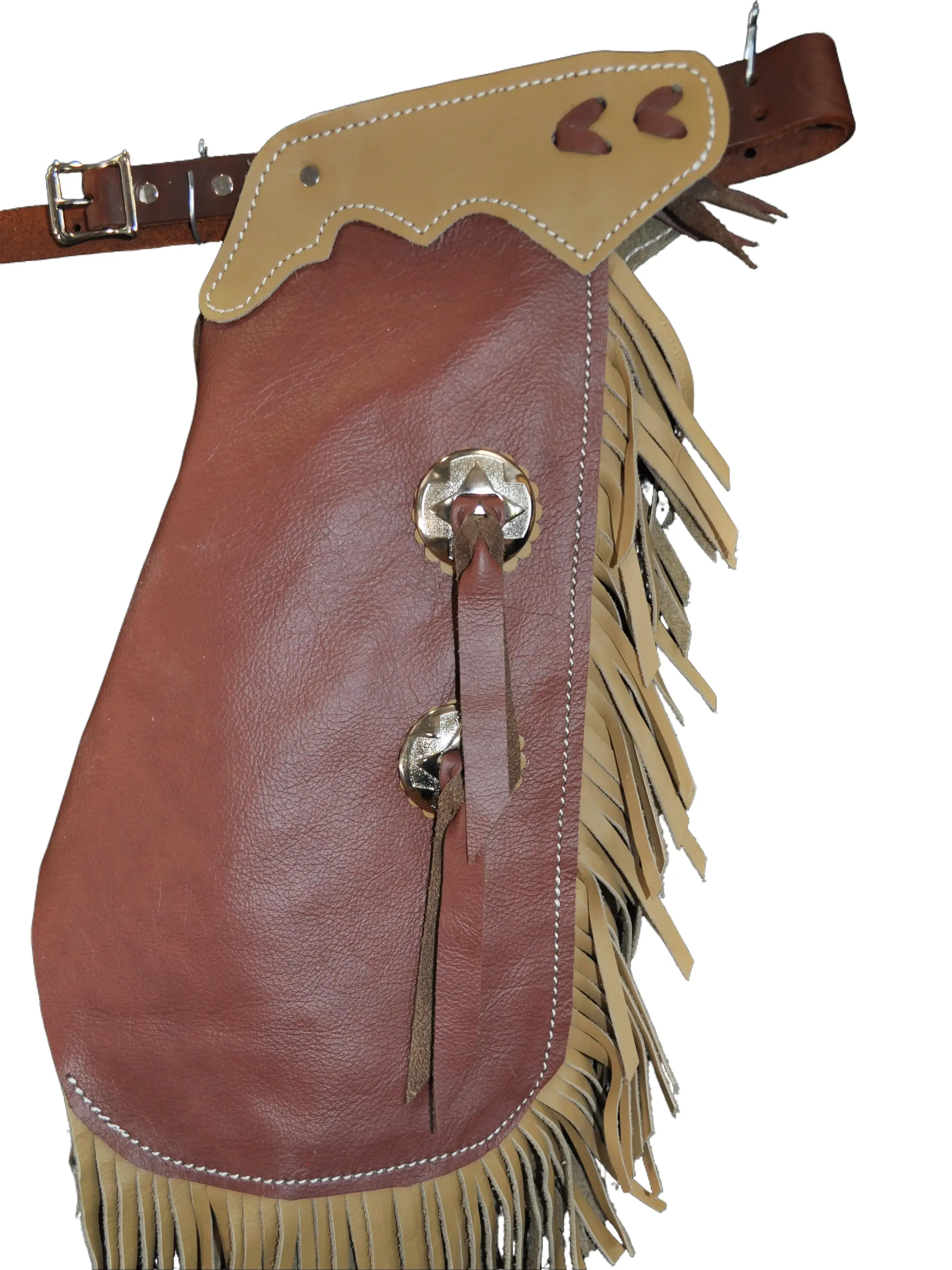 R Bar K/Custom Made Leather Chinks /Rust Leather Kids Chinks/Leather Kids Chaps