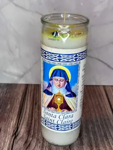 Santa Clara Prepared Candle Decor Hand