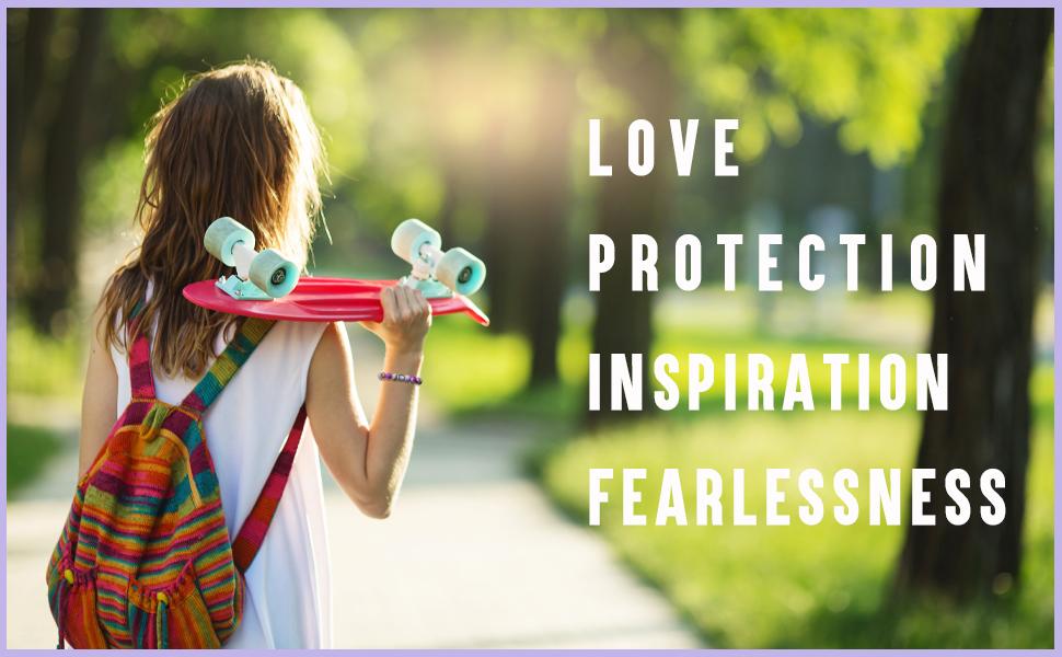 Handmade Gifts for Kids/Teen Girls/Adults-Love/Encouragement-Natural Crystal Bracelets