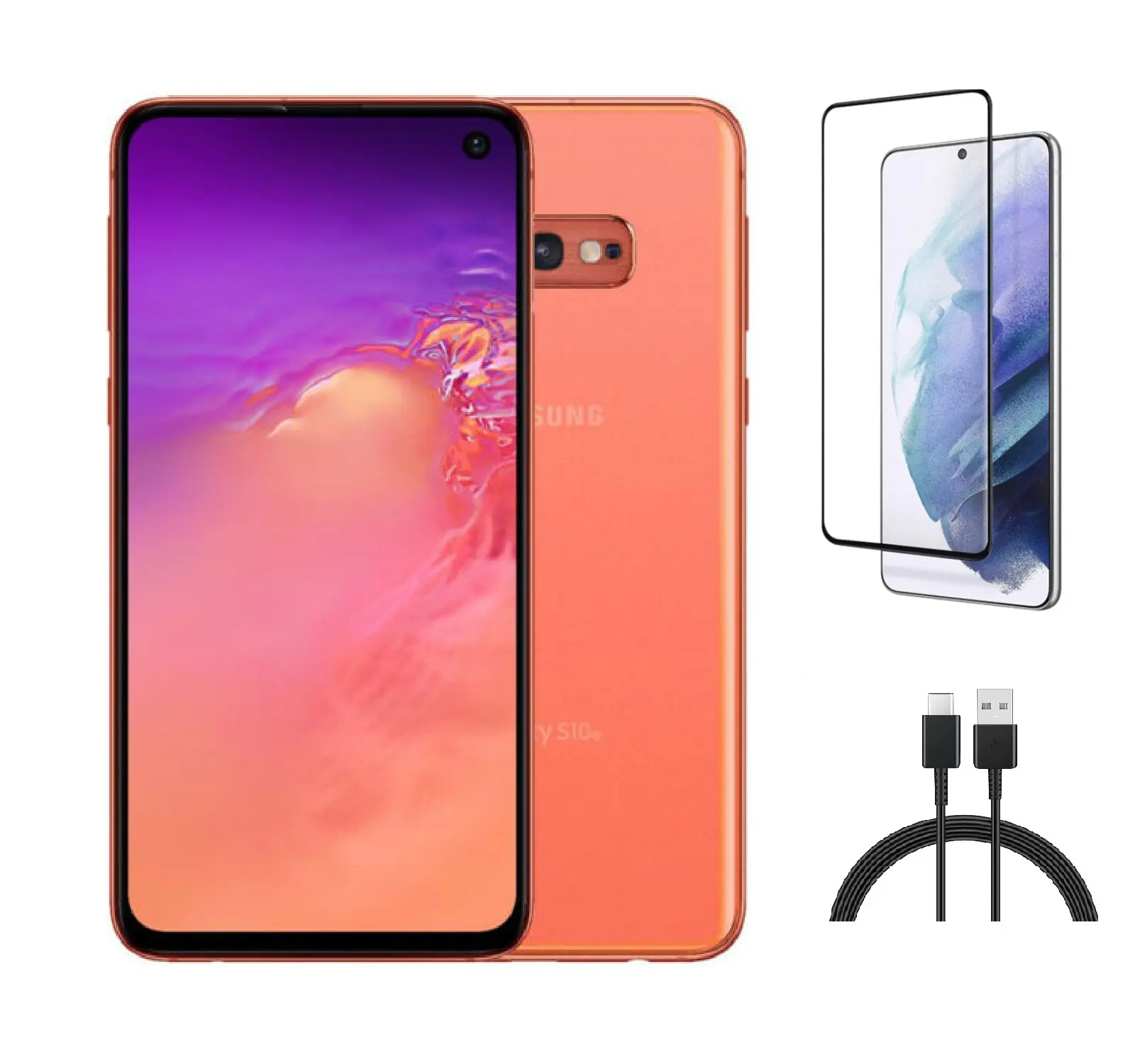 Refurbished Samsung Galaxy S10e G970U (AT&T Only) Excellent Condition with Pre-Installed Tempered Glass & 1 Year Warranty