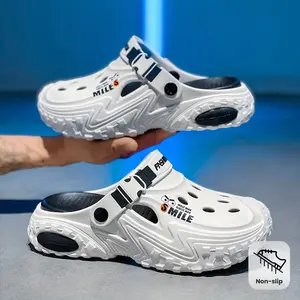 Men's Breathable Eva Clogs-Comfortable, Non-Slip Slip-on Sandals with Adjustable Straps for Outdoor and Casual Wear