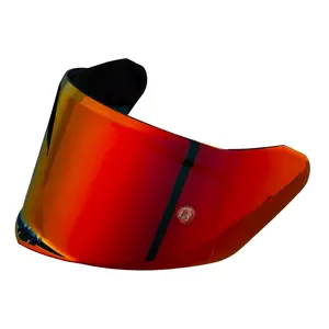 Daytona Viper Shield Outer Visor for Helmets - Red & Yellow Tinted Lens - Durable Motorcycle Accessories