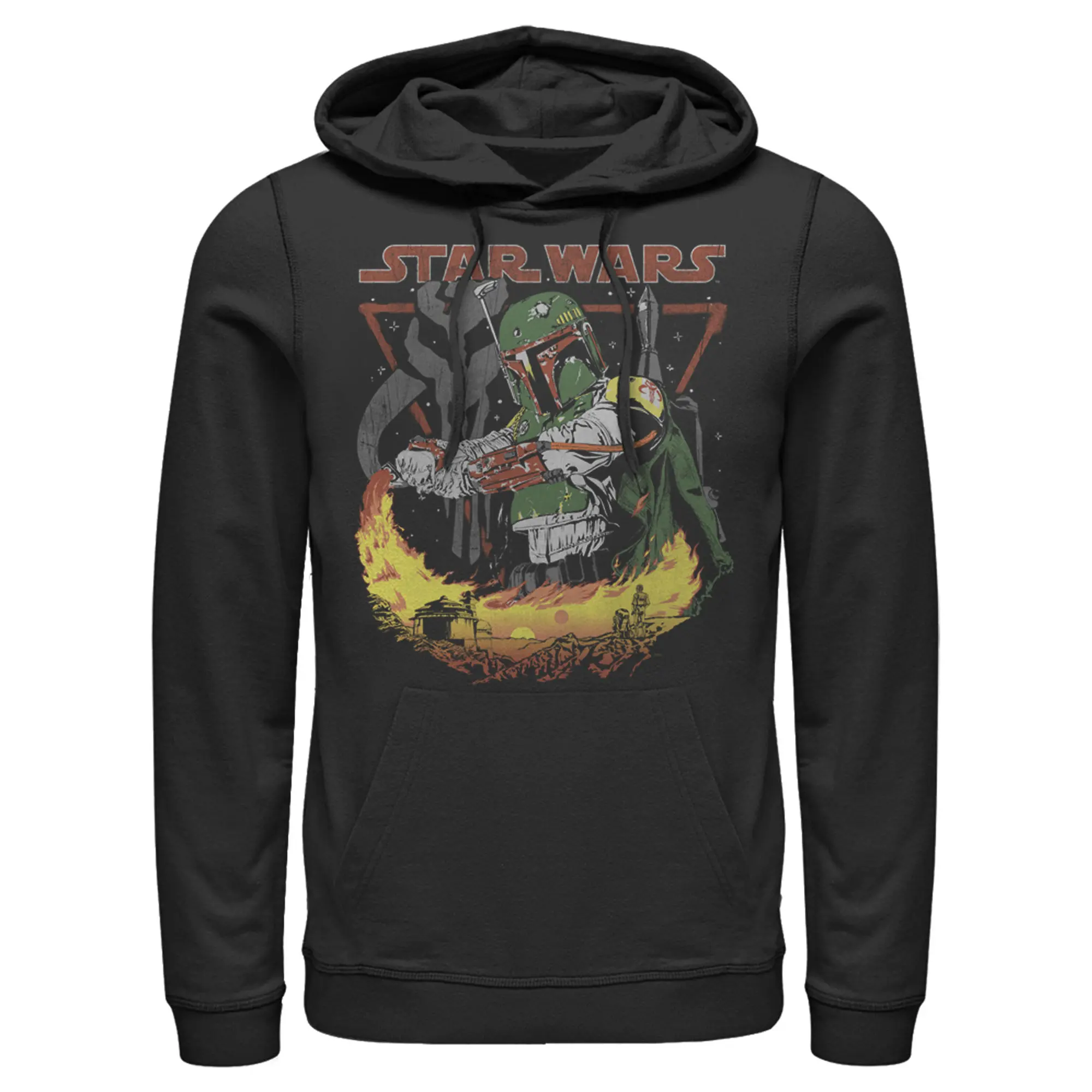 Men's Star Wars Boba Fett Tatooine Pull Over Hoodie