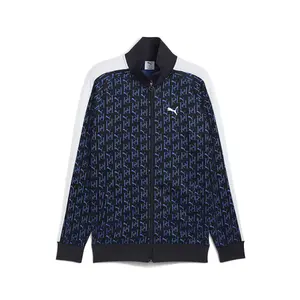 PUMA Mens T7 Graphic Athletic Outerwear Casual - Blue
