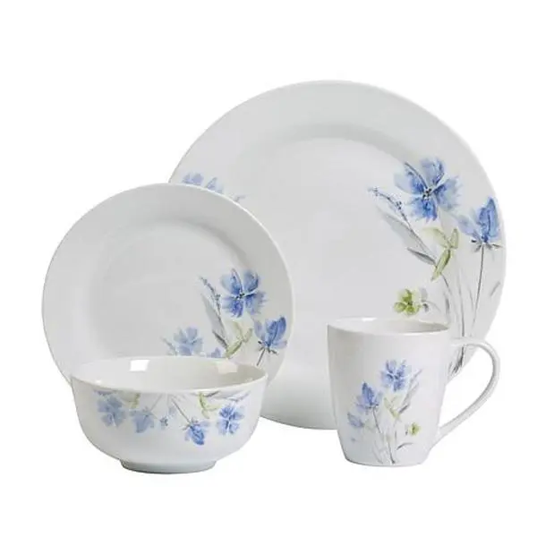 Tabletops Gallery Wildflower 16-Piece Dinnerware Set - Service for 4 Tabletops Gallery Wildflower 16-Piece Dinnerware Set - Service for 4