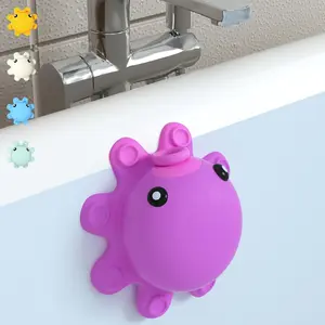 Silicone Bathtub Overflow Drain Cover with Suction Cup - Adds Inches of Water for Deeper Bath, Deep Pink