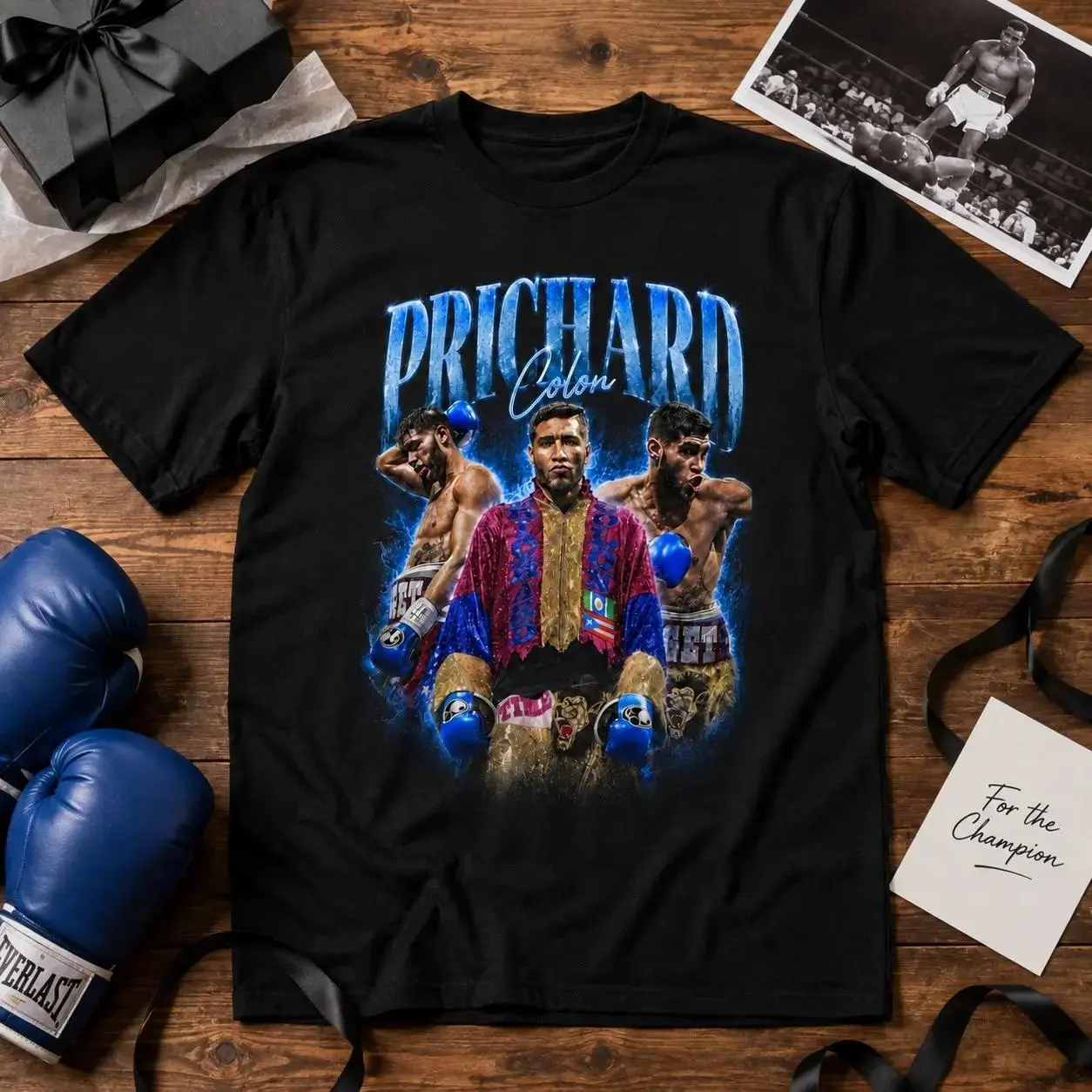Prichard Colon Boxing Shirt, Prichard Colon Graphic T Shirt, Vintage Fighter Tee, Retro Boxing Streetwear Shirt, Boxer Portrait Graphic Tee, Fight Fan Clothing, Boxing Gym Training Shirt, Gift for MMA and Boxing Fans